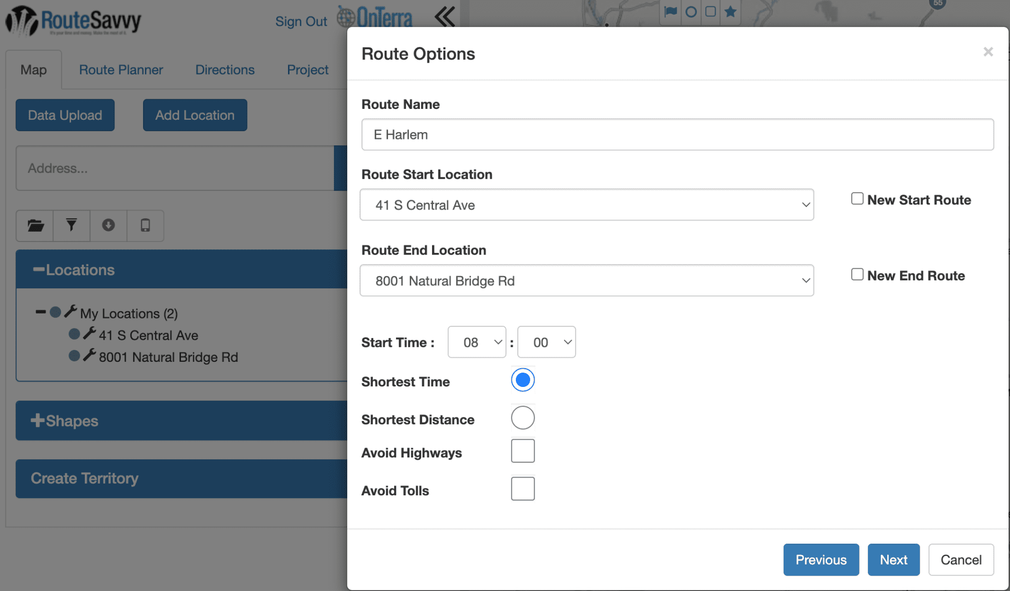 shortest-vs-fastest-route-routesavvy-route-planner