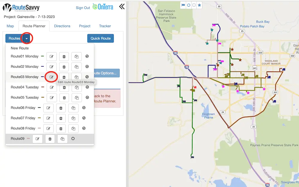 RouteSavvy Screenshot | RouteSavvy Route Visualization Tools