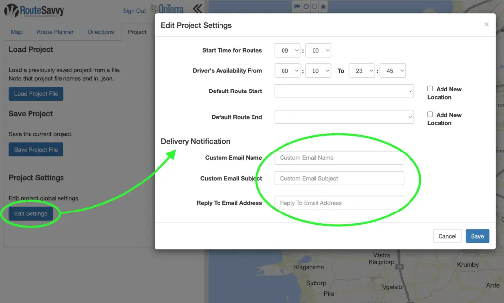 RouteSavvy Screenshot | RouteSavvy Delivery Management Software Functions