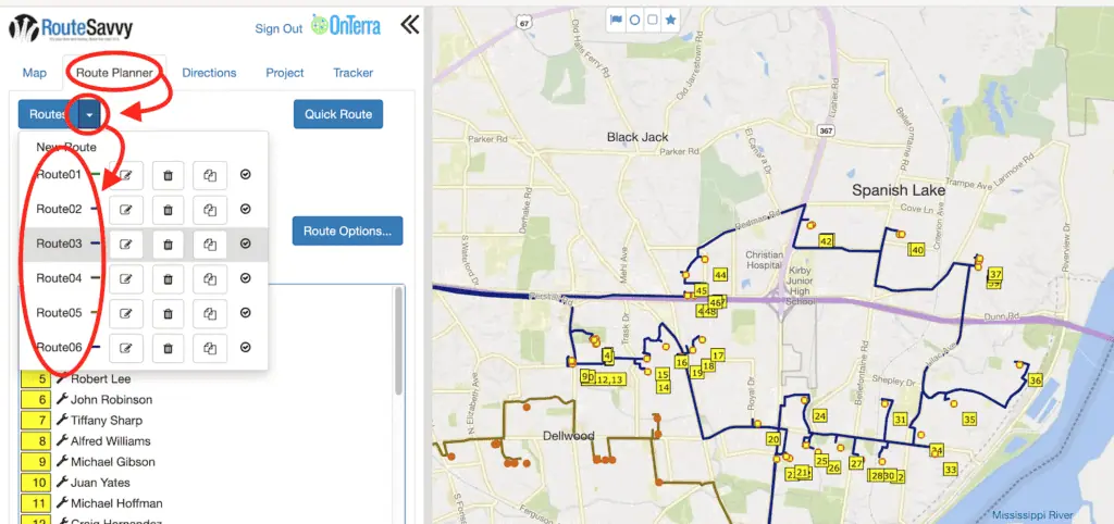 RouteSavvy Screenshot | RouteSavvy Route Builder Tutorial