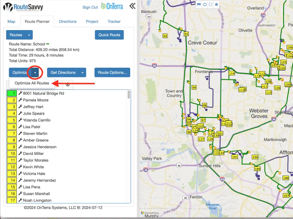 Optimize All Routes